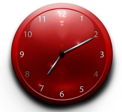 red_clock